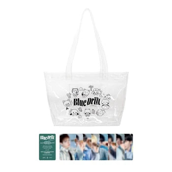 PRE-ORDER - ATEEZ - 8TH ANNIVERSARY EXHIBITION: BLUE DRIFT OFFICIAL MD CLEAR SHOPPER BAG