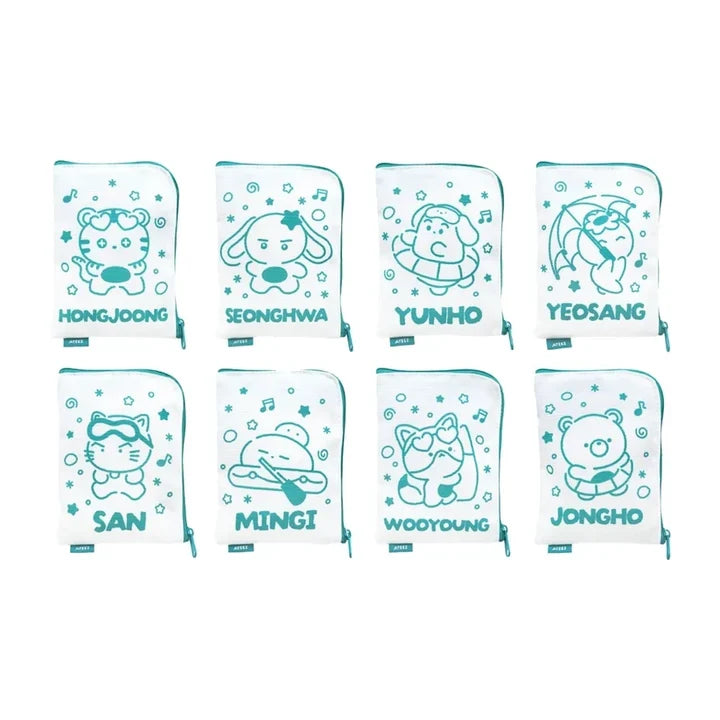 PRE-ORDER - ATEEZ - 8TH ANNIVERSARY EXHIBITION: BLUE DRIFT OFFICIAL MD MINI POUCH (RANDOM)