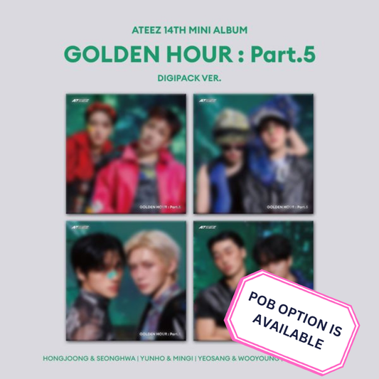 PRE-ORDER - ATEEZ - GOLDEN HOUR : PART 5 (DIGIPACK UNIT VER.)