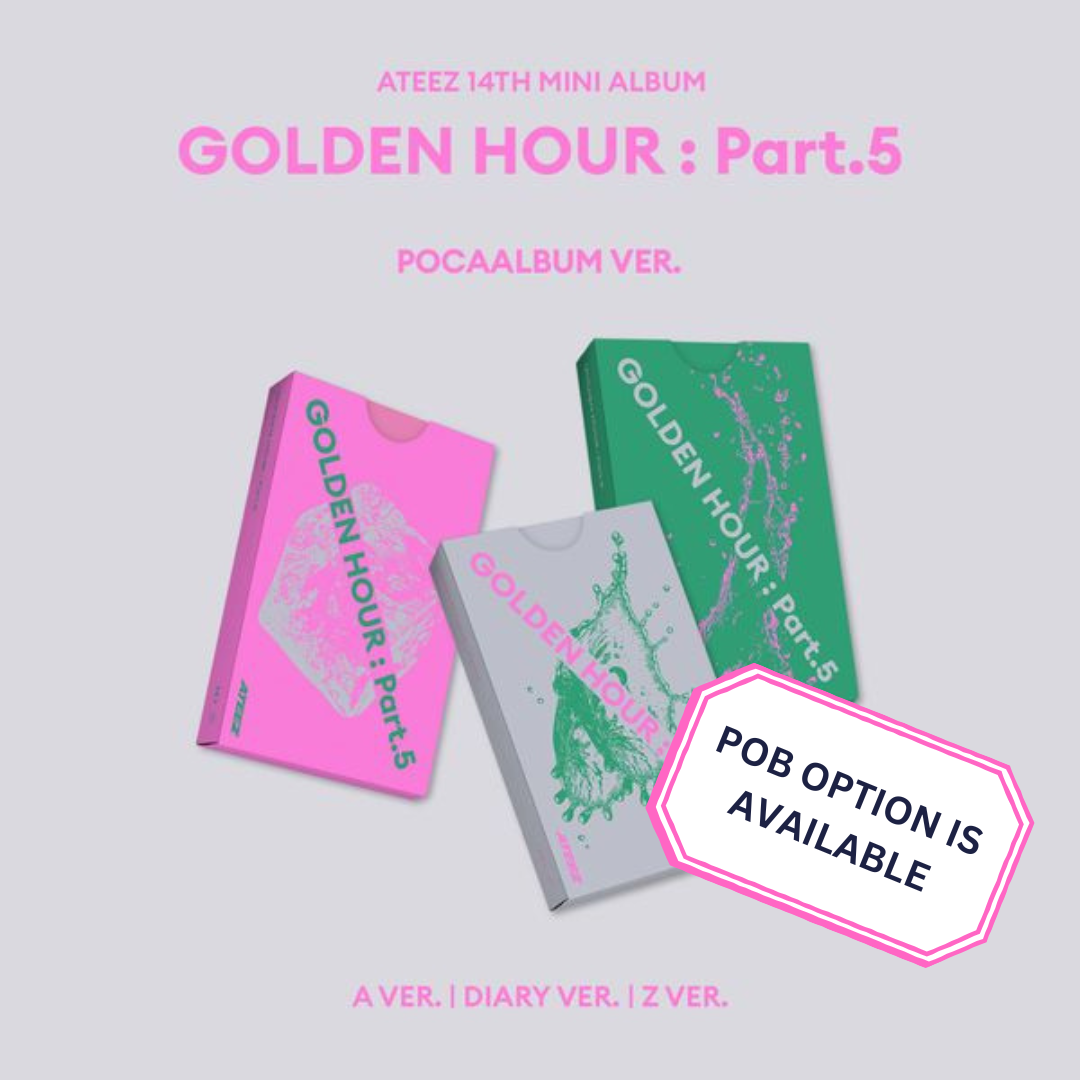 PRE-ORDER - ATEEZ - GOLDEN HOUR : PART 5 (POCA VER.)