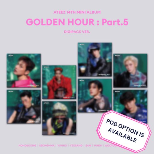 PRE-ORDER - ATEEZ - GOLDEN HOUR : PART 5 (DIGIPACK MEMBER VER.)