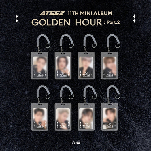 PRE-ORDER - ATEEZ - GOLDEN HOUR: PART 2 POP-UP MD - PHOTOCARD HOLDER SET