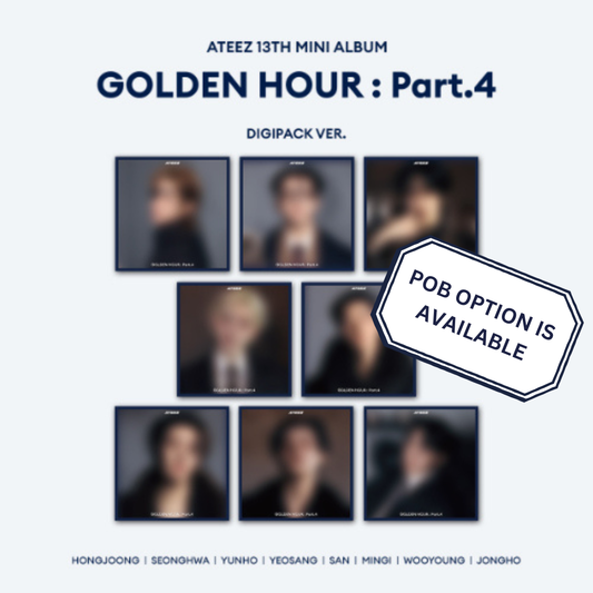 PRE-ORDER - ATEEZ - GOLDEN HOUR: PART 4 (DIGIPACK VER.)