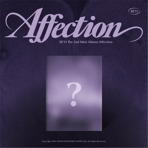 PRE-ORDER - BE'O - AFFECTION (BOX VER.)