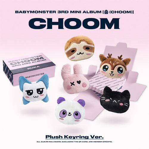 PRE-ORDER - BABYMONSTER - CHOOM (PLUSH KEYRING VER.)