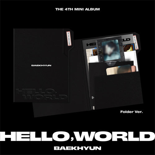 PRE-ORDER - BAEKHYUN - HELLO, WORLD (FOLDER VER.)