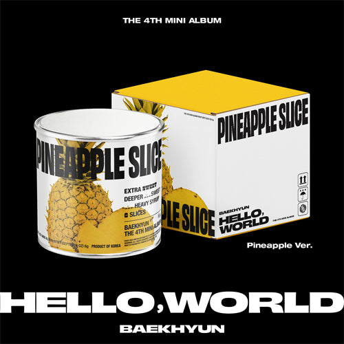 PRE-ORDER - BAEKHYUN - HELLO, WORLD (PINEAPPLE VER.)