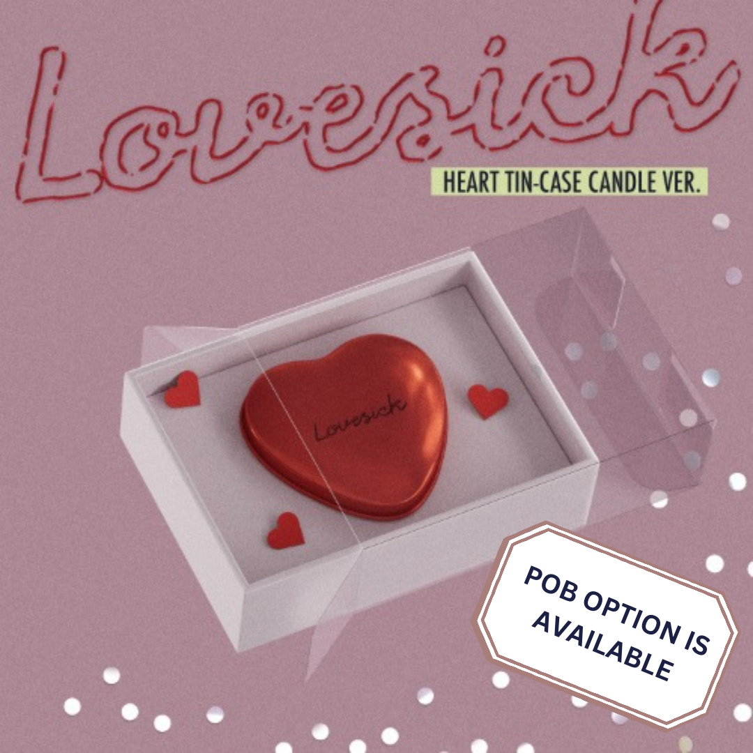 PRE-ORDER - CHAERYEONG - LOVESICK (HEART TIN-CASE CANDLE VER.)