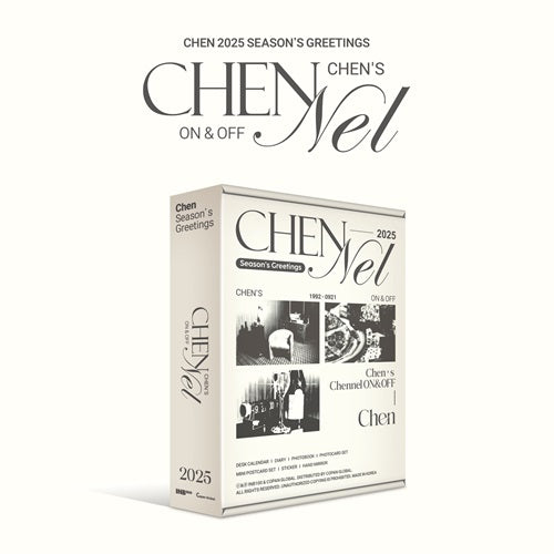 PRE-ORDER - CHEN 2025 SEASON'S GREETINGS 'CHEN'S CHENNEL ON & OFF'