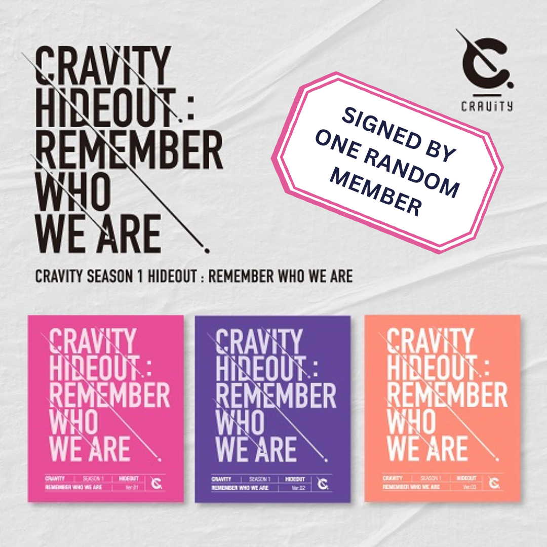 [SIGNED BY ONE MEMBER] CRAVITY - HIDEOUT: REMEMBER WHO WE ARE