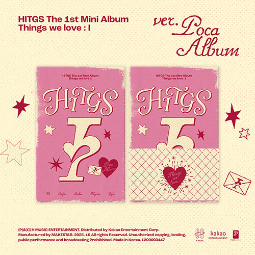 PRE-ORDER - HITGS - THINGS WE LOVE : I (POCA VER.)