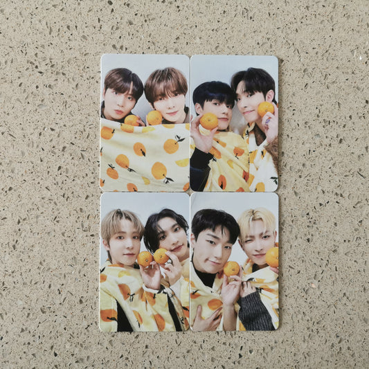 ATEEZ - THE WORLD EP.2: WILL MAKESTAR LUCKY DRAW PHOTOCARDS (UNIT TANGERINE VER.)