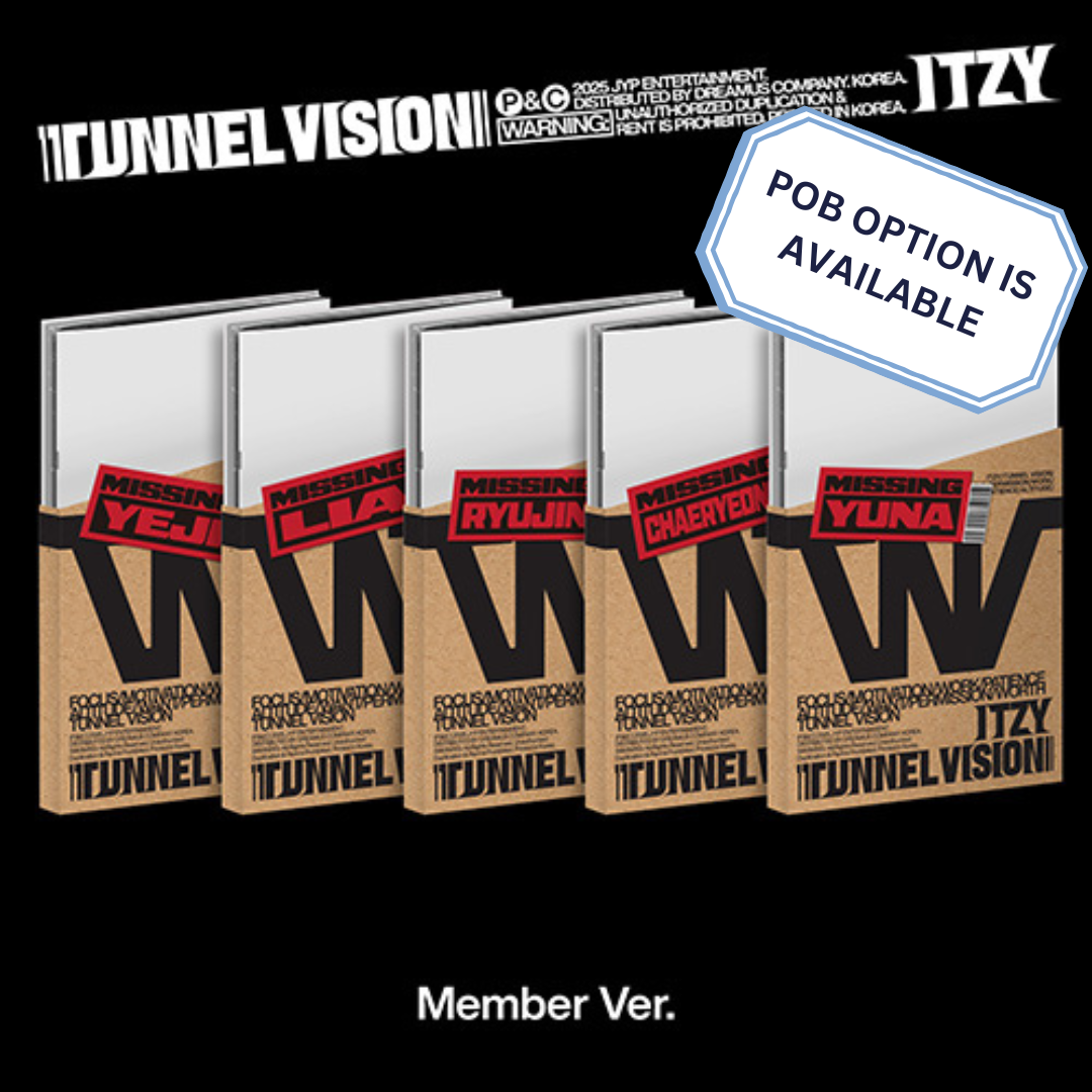 PRE-ORDER - ITZY - TUNNEL VISION (MEMBER VER.)