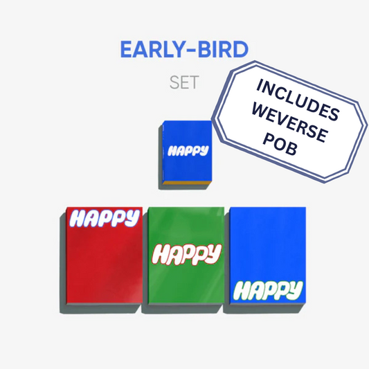 PRE-ORDER - JIN - HAPPY (WEVERSE POB GIFT INCLUDED)