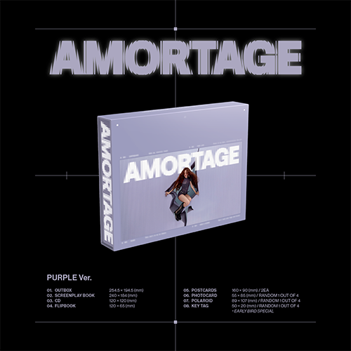 JISOO - AMORTAGE (EXCLUSIVE EDITION - PURPLE VER.)