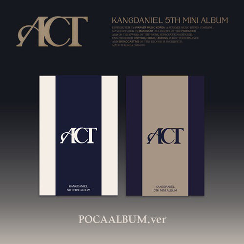 KANG DANIEL - ACT (POCA VER.)