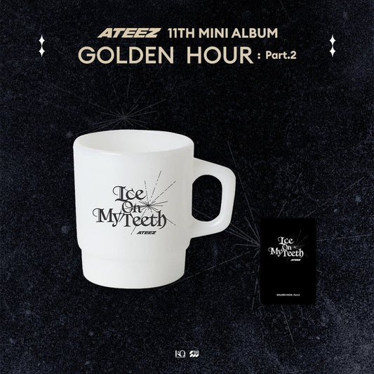 PRE-ORDER - ATEEZ - GOLDEN HOUR: PART 2 POP-UP MD - MILK GLASS