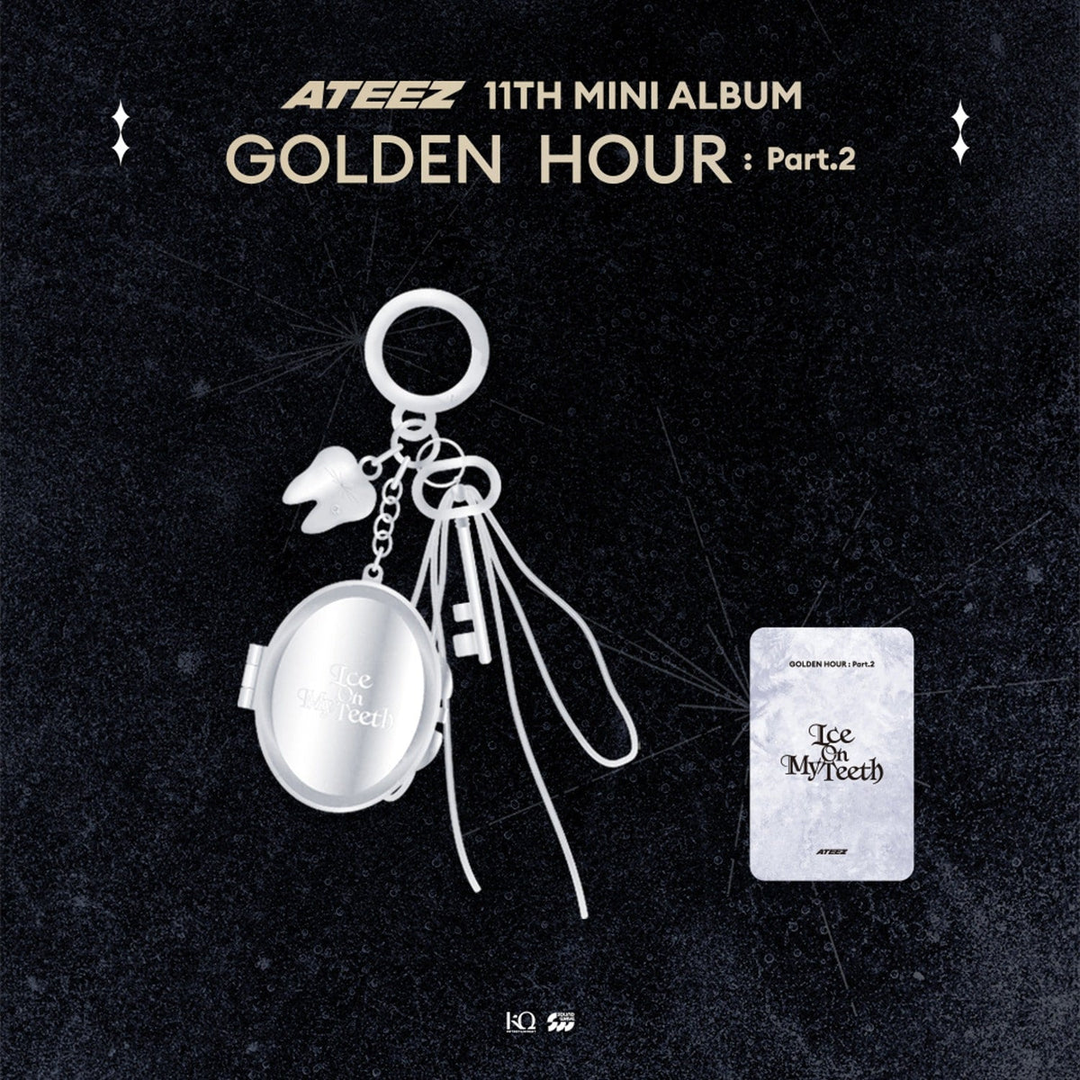 PRE-ORDER - ATEEZ - GOLDEN HOUR: PART 2 POP-UP MD - MIRROR KEYRING