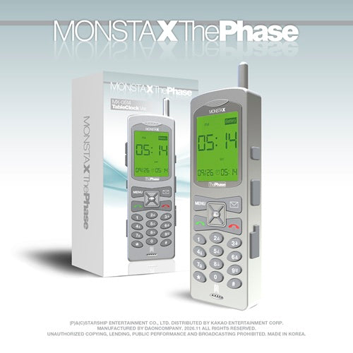 PRE-ORDER - MONSTA X - THE PHASE (MX-0514 TABLE CLOCK VER.)