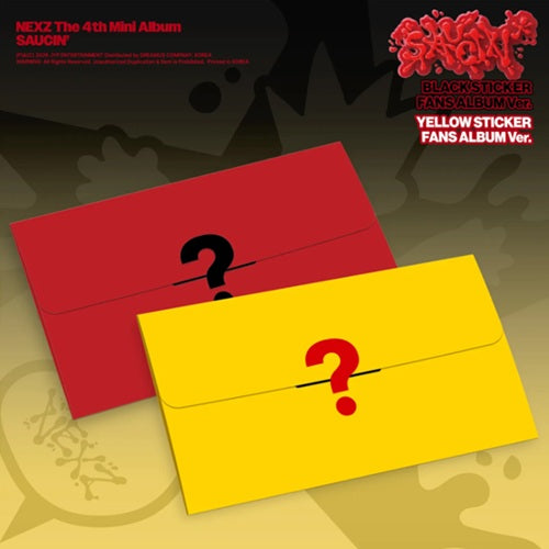 PRE-ORDER - NEXZ - SAUCIN' (STICKER FANS ALBUM VER.)