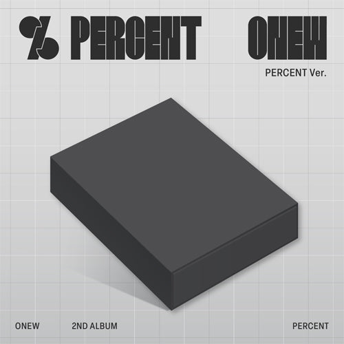 PRE-ORDER - ONEW - PERCENT (PERCENT VER.)