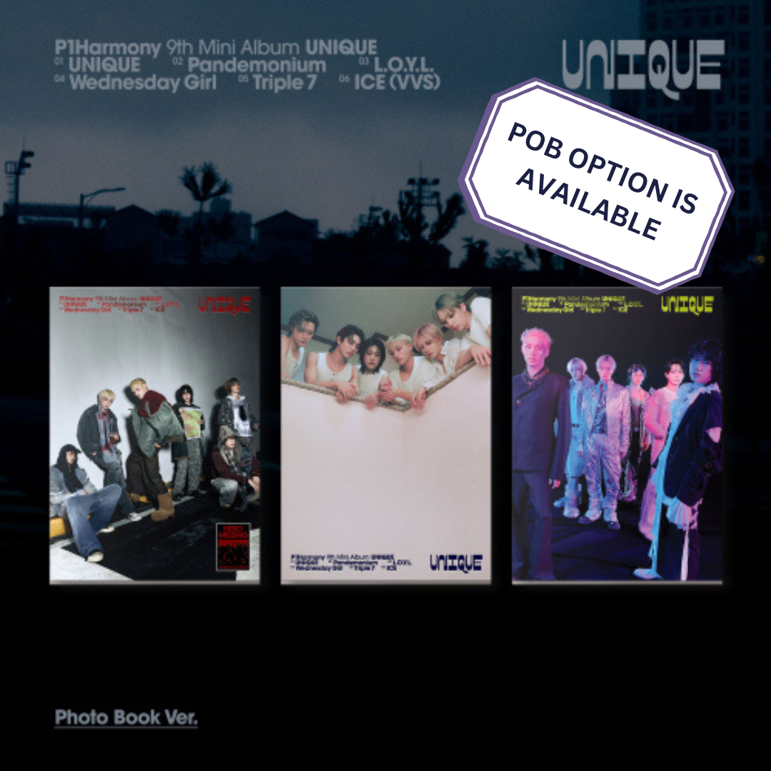 PRE-ORDER - P1HARMONY - UNIQUE (PHOTOBOOK VER.)