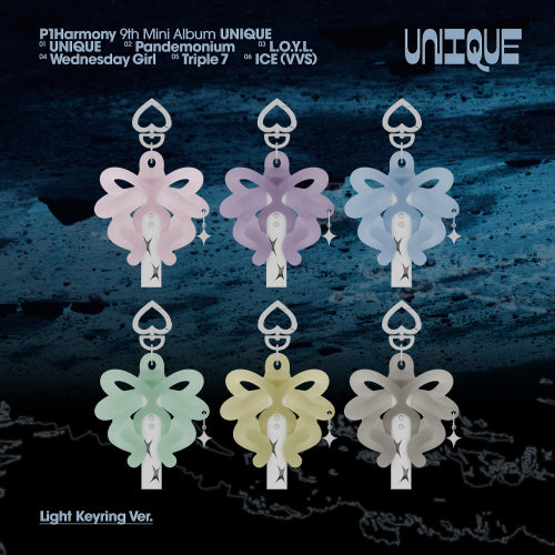 PRE-ORDER - P1HARMONY - UNIQUE (LIGHT KEYRING VER.)