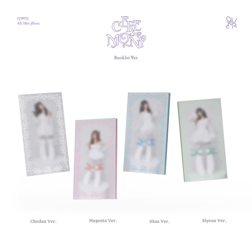 PRE-ORDER - QWER - CEREMONY (BOOKLET VER.)