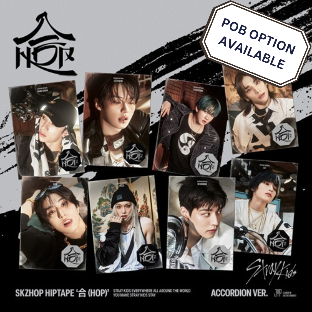 PRE-ORDER - STRAY KIDS - SKZHOP HIPTAPE ‘合 (HOP)’ [ACCORDION VER.]