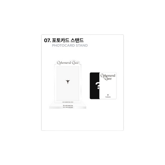 TAEMIN WORLD TOUR EPHEMERAL GAZE OFFICIAL MD - PHOTOCARD STAND