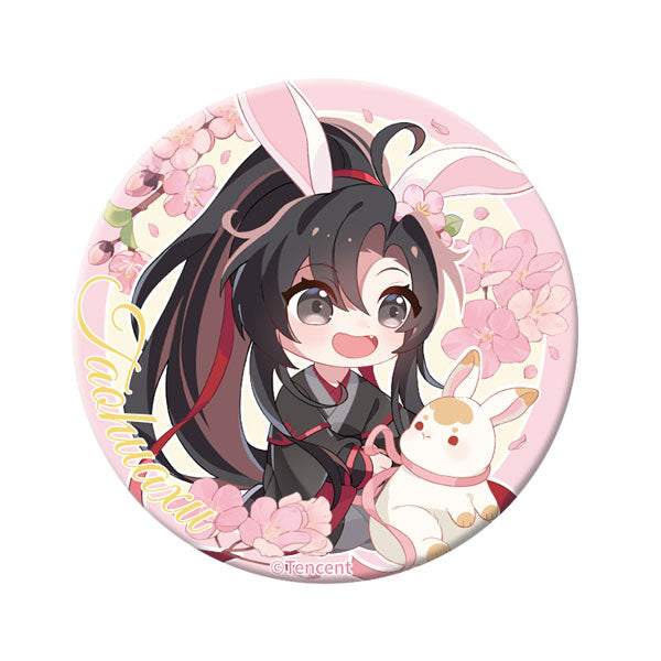 THE GRANDMASTER OF DEMONIC CULTIVATION TAO HUA XU TIN BADGE (WEI WUXIAN VER.)