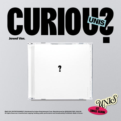 PRE-ORDER - UNIS - CURIOUS (JEWEL CASE VER.)