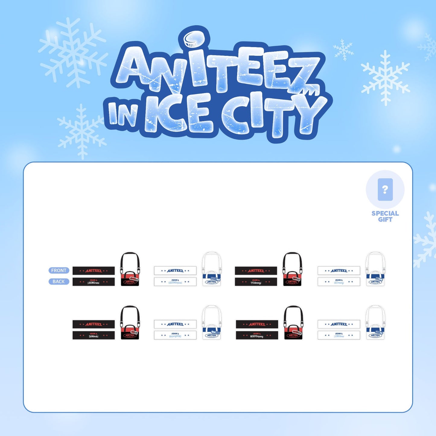 ATEEZ X ANITEEZ 'ANITEEZ IN ICE CITY' - HOCKEY CLUB MASCOT SET