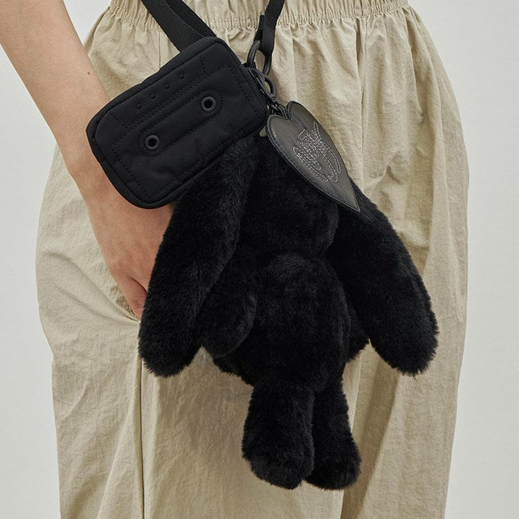 NEWJEANS X COLLER RABBIT POUCH (SHADE BLACK)