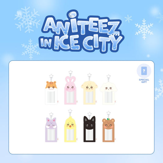 ATEEZ X ANITEEZ 'ANITEEZ IN ICE CITY' - PLUSH PHOTOCARD HOLDER KEYRING