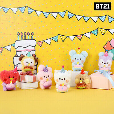 BT21 - MININI DOLL PLUSH KEYRING (HAPPY TIME BIRTHDAY VER.)