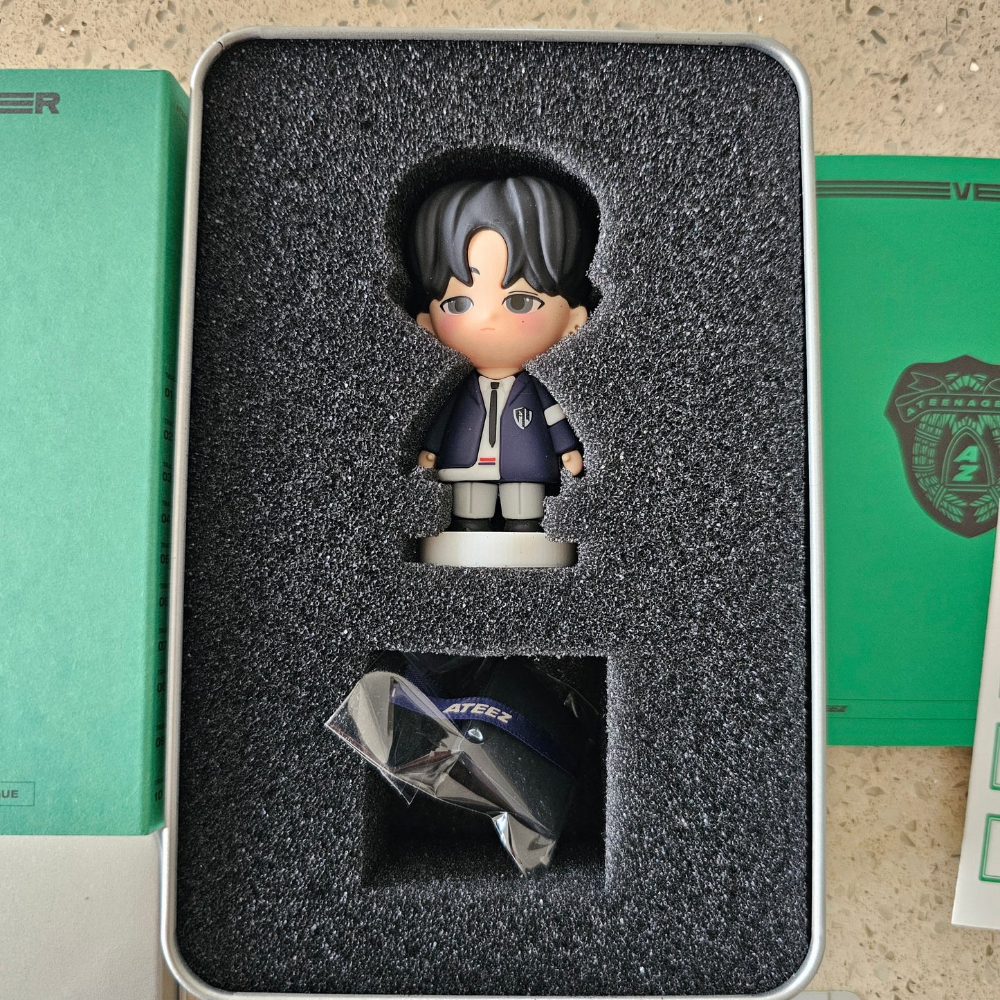 [OPENED] ATEEZ - ZERO : FEVER EPILOGUE 8TH MINI ALBUM FIGURE DIARY VER. (WOOYOUNG VER.)