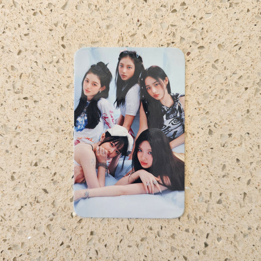 NEWJEANS - GET UP BUNNY BEACH BAG MUSIC KOREA POB GROUP PHOTOCARD