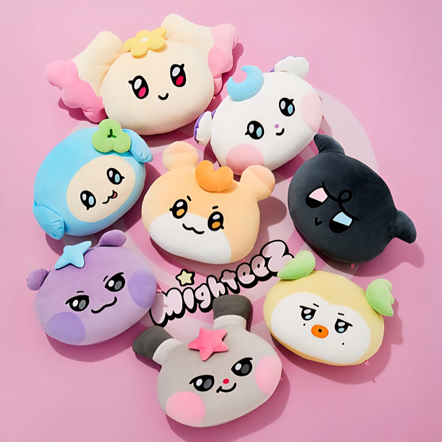 ATEEZ - MIGHTEEZ BIG FACE CUSHION WITH PHOTOCARD