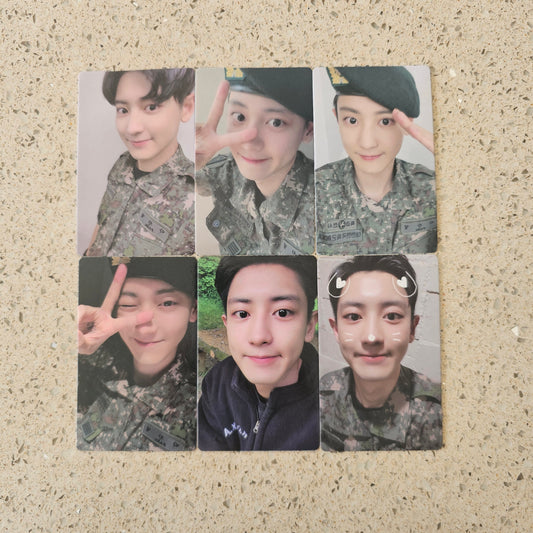 EXO CHANYEOL - MILITARY A SONG OF MEISSA PHOTOCARDS