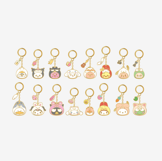 PRE-ORDER - STRAY KIDS SKZOO X SANRIO - METAL KEYRING