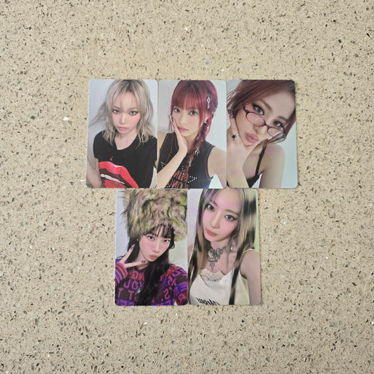 LE SSERAFIM - CRAZY MUSIC KOREA LUCKY DRAW PHOTOCARDS