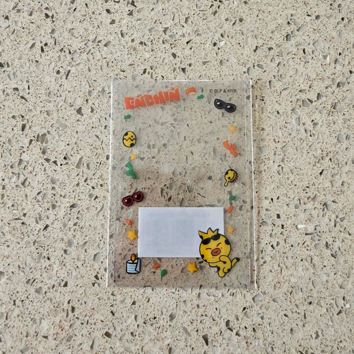 ENHYPEN - INSIDE YOUR POCKET, ENCHIN CHARACTER REWARD TRANSPARENT PHOTOCARDS