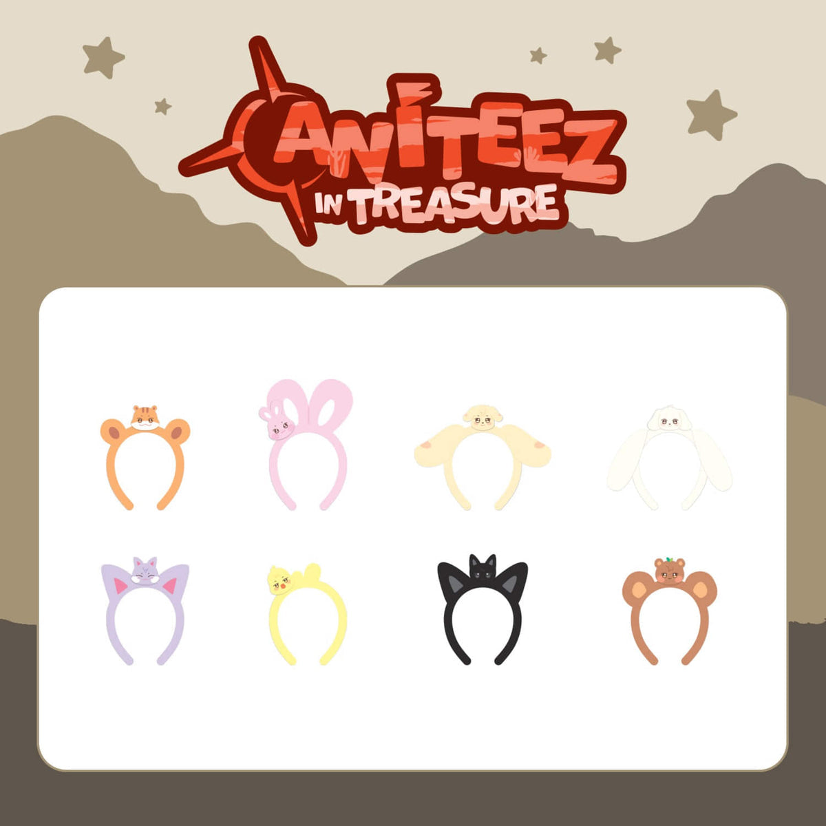 ATEEZ - ANITEEZ IN TREASURE OFFICIAL MD HAIR BAND