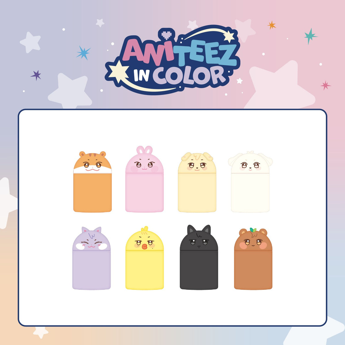 PRE-ORDER - ATEEZ - ANITEEZ IN COLOR POP UP MD MINI DESK TRASH BIN