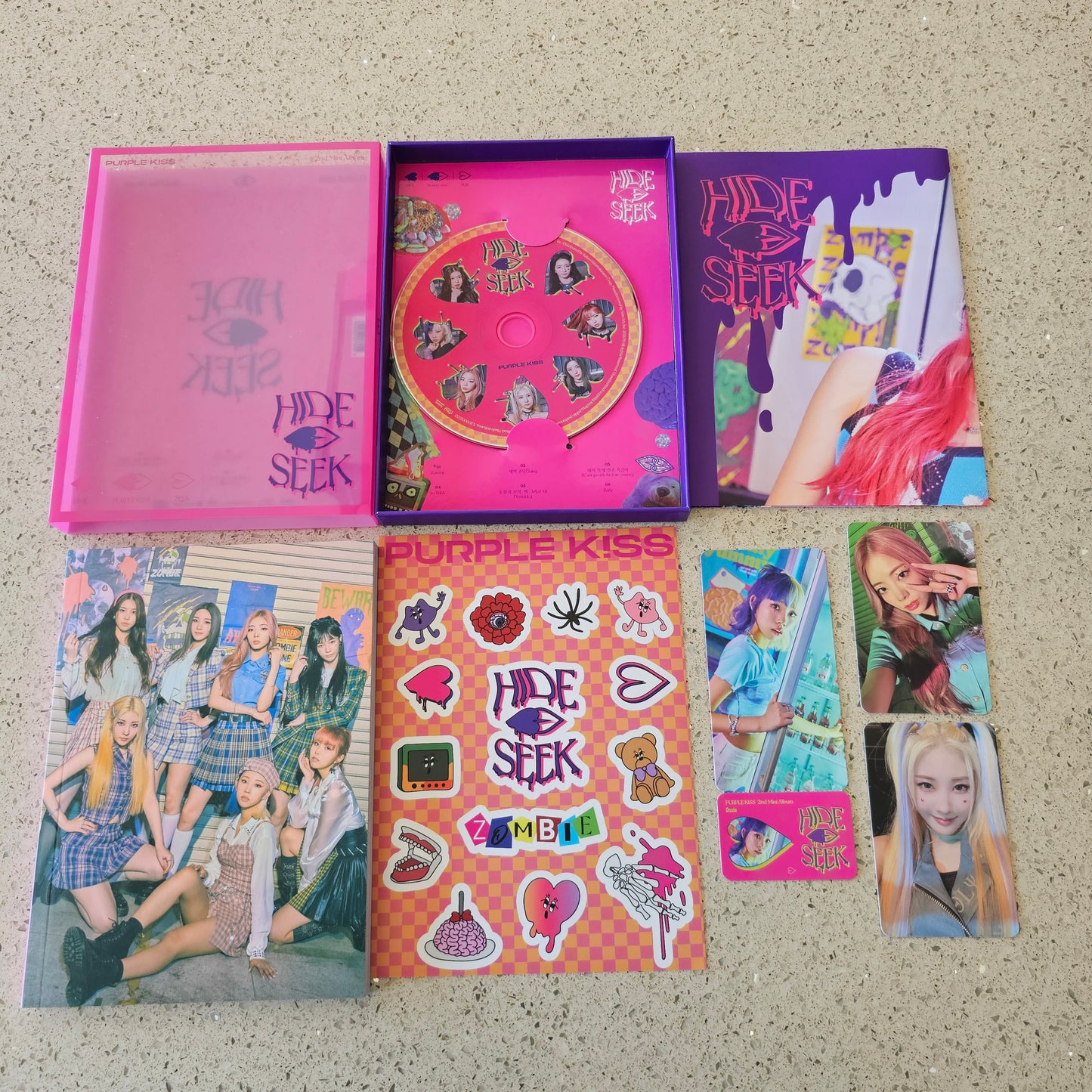 [OPENED] PURPLE KISS - HIDE & SEEK (SEEK VER.)