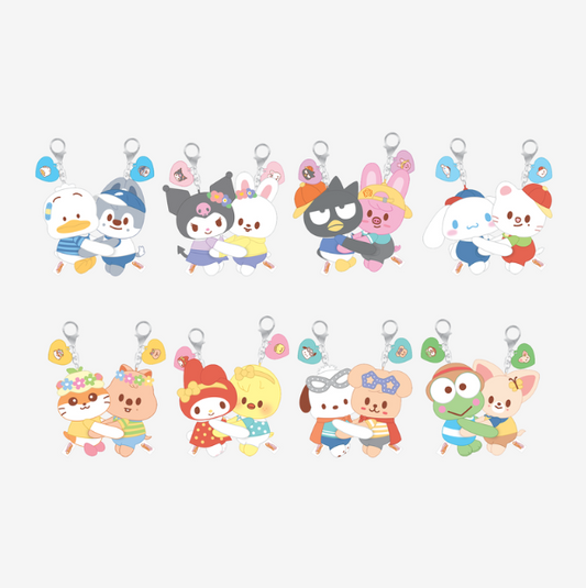 PRE-ORDER - STRAY KIDS SKZOO X SANRIO - HUG PLUSH KEYRING