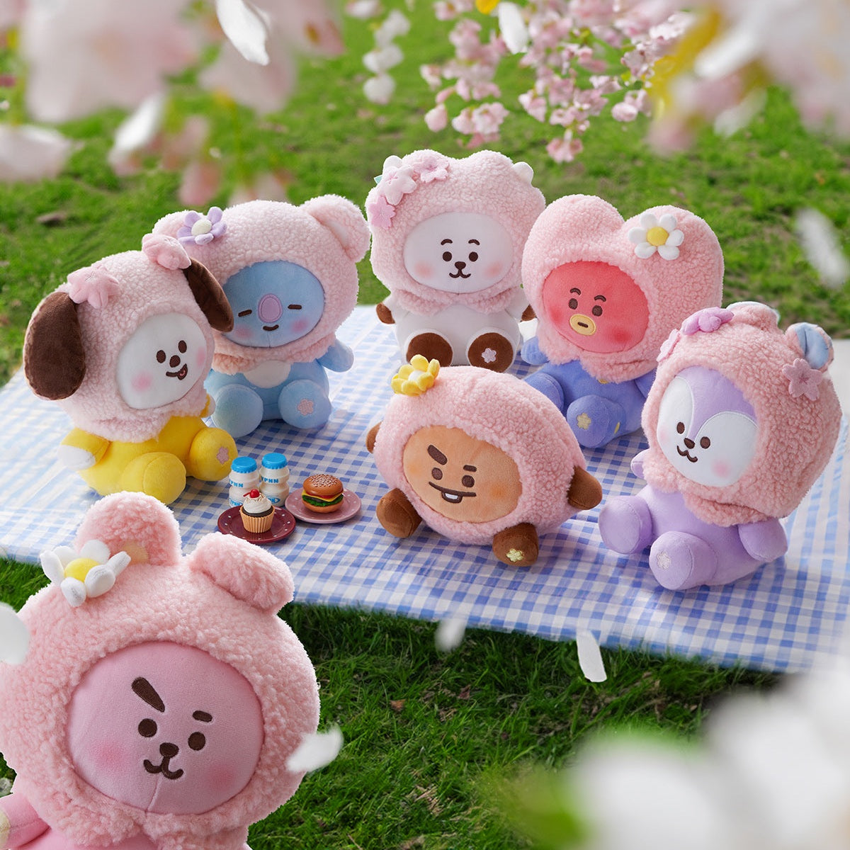(BACKORDER) BT21 SPRING DAYS MEDIUM PLUSH