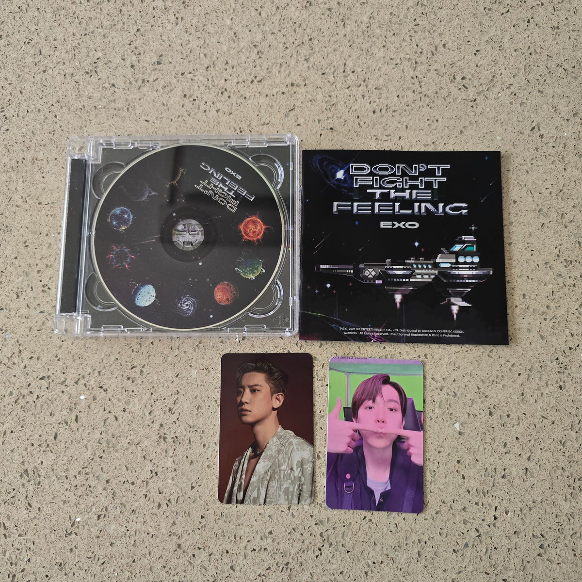 [OPENED] EXO - DON'T FIGHT THE FEELING (JEWEL CASE VER.)
