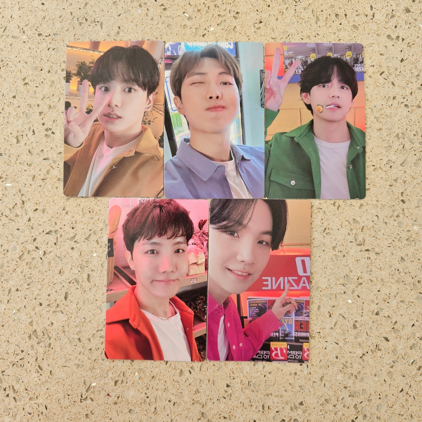 BTS - PERMISSION TO DANCE ON STAGE WEVERSE POB PHOTOCARDS